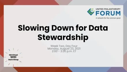 Slowing Down for Data Stewardship Thumbnail