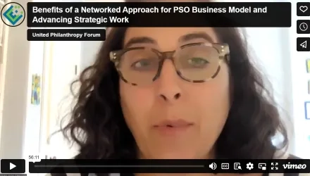 Benefits of a Networked Approach for PSO Business Model and Advancing Strategic Work
