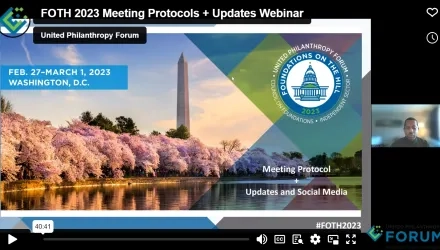 FOTH 2023 Meeting Protocols + Updates Webinar: 2/8/23